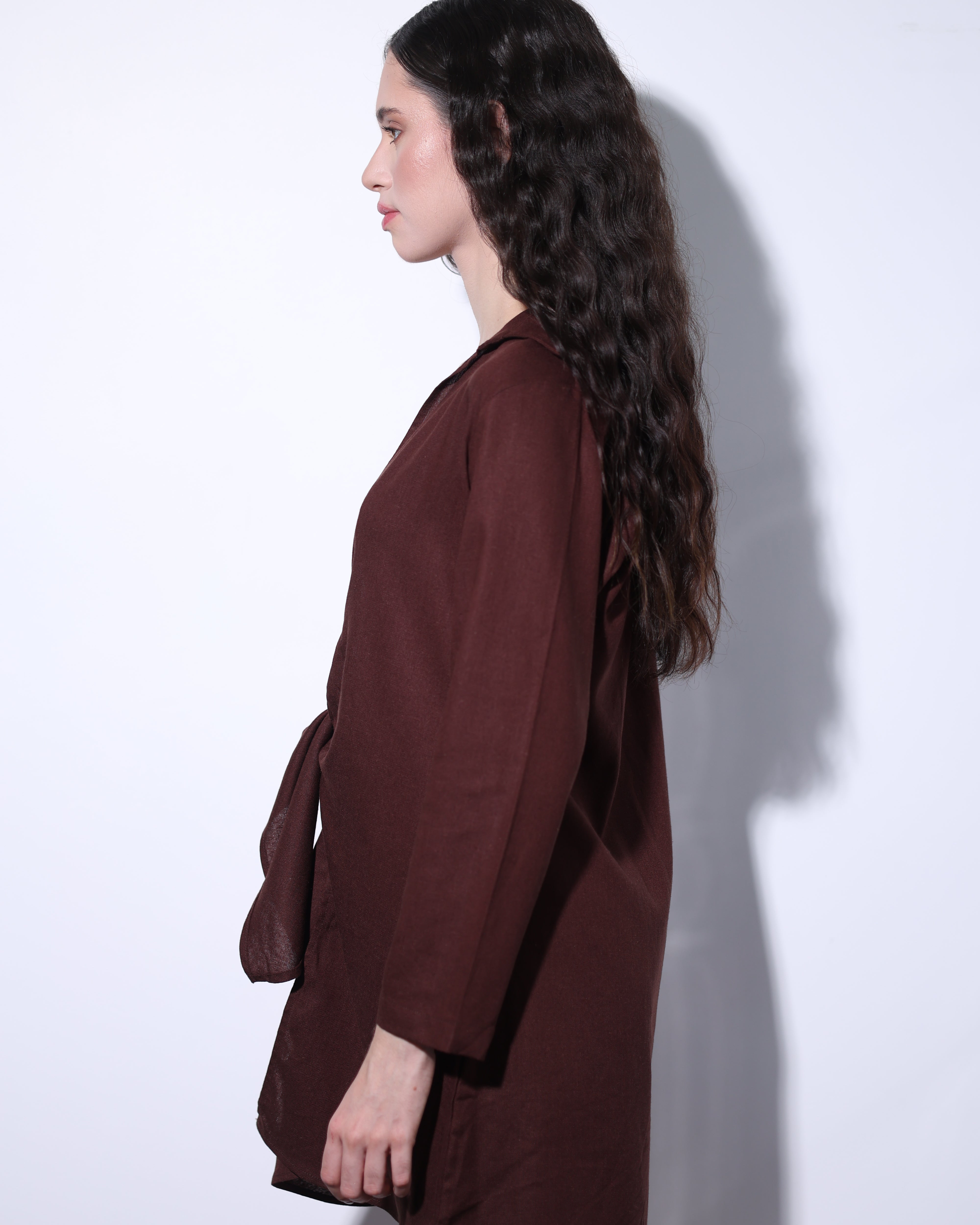 SAÍDA LINHO MONALIZA MARROM