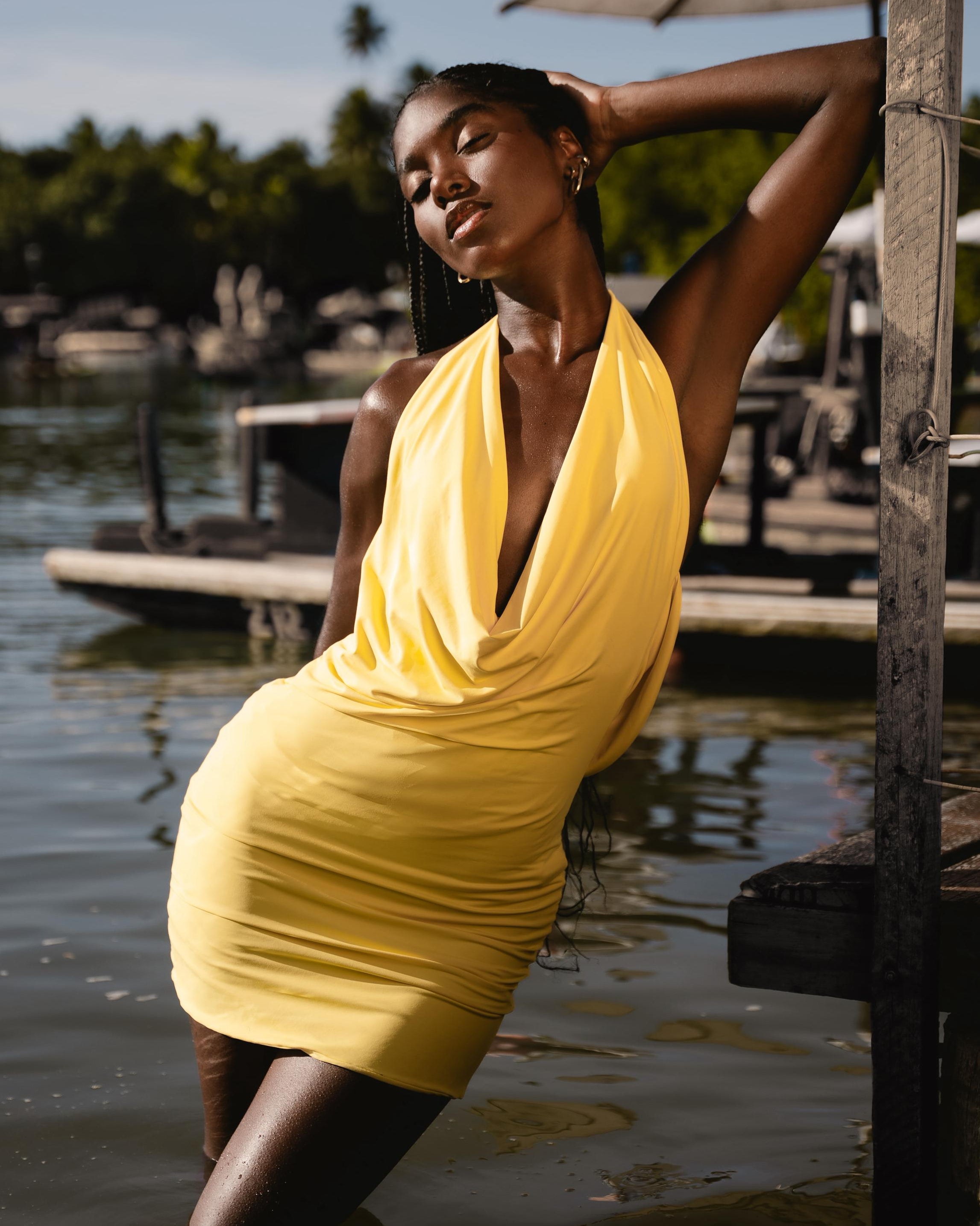 VESTIDO CELINA YELLOW