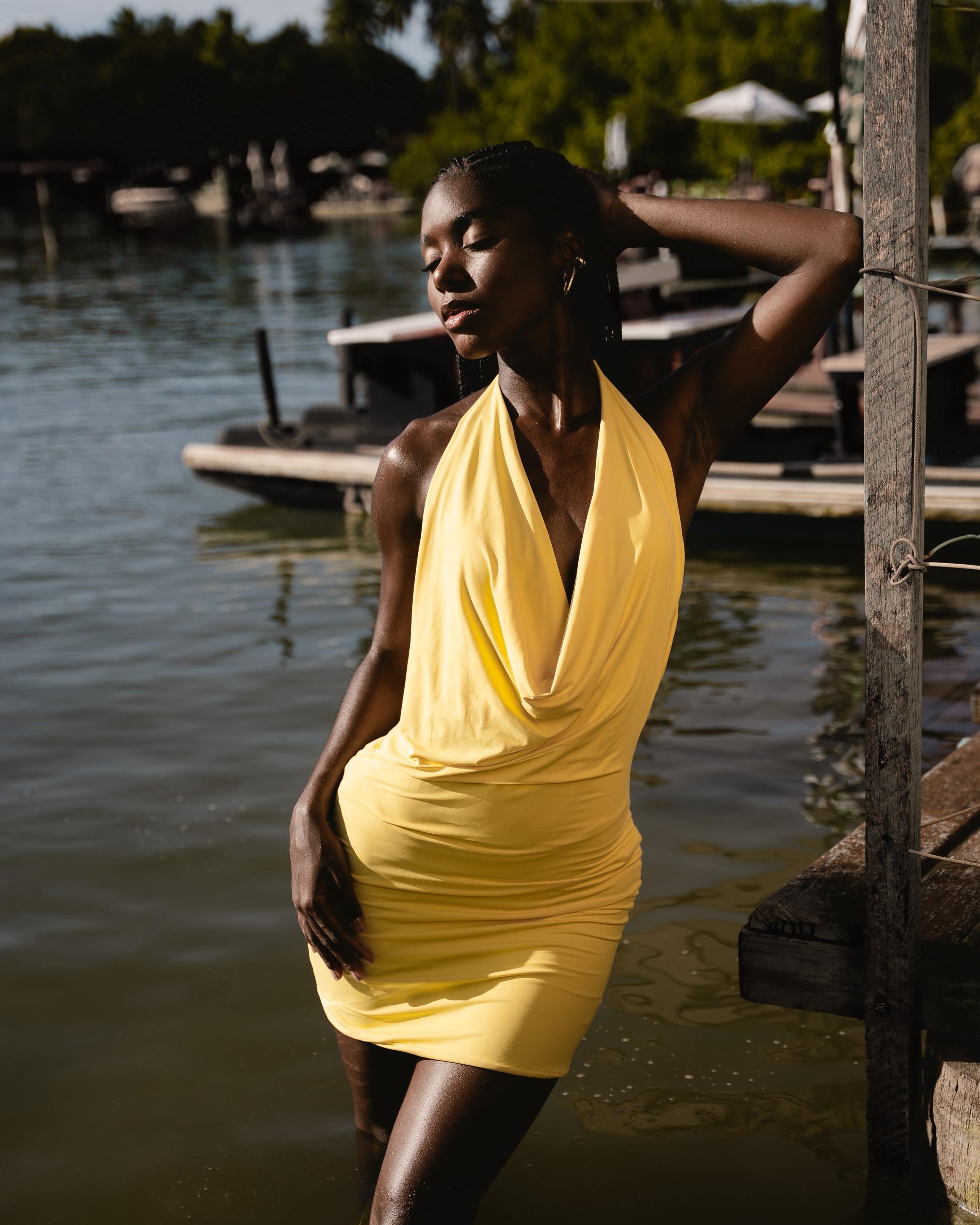 VESTIDO CELINA YELLOW