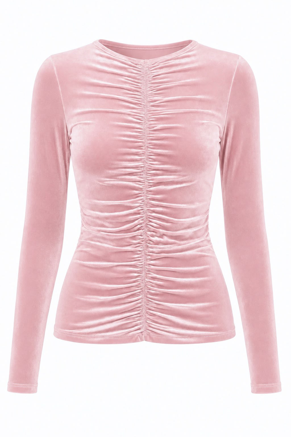 BLUSA LOLA DE VELUDO ROSA