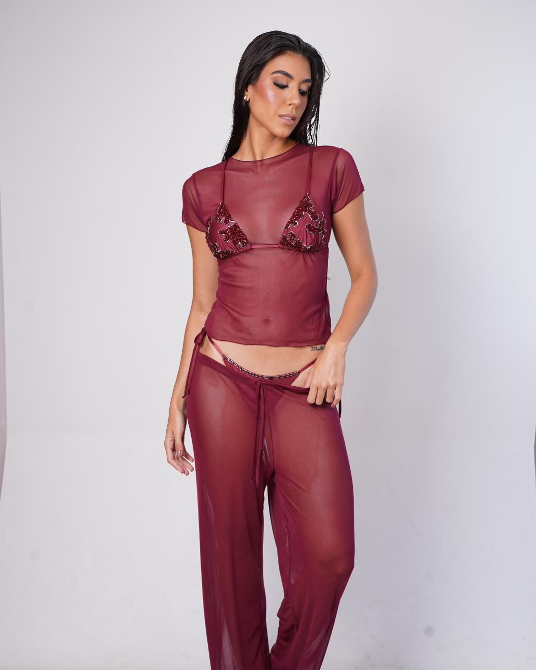 BLUSA TULE BOROLO