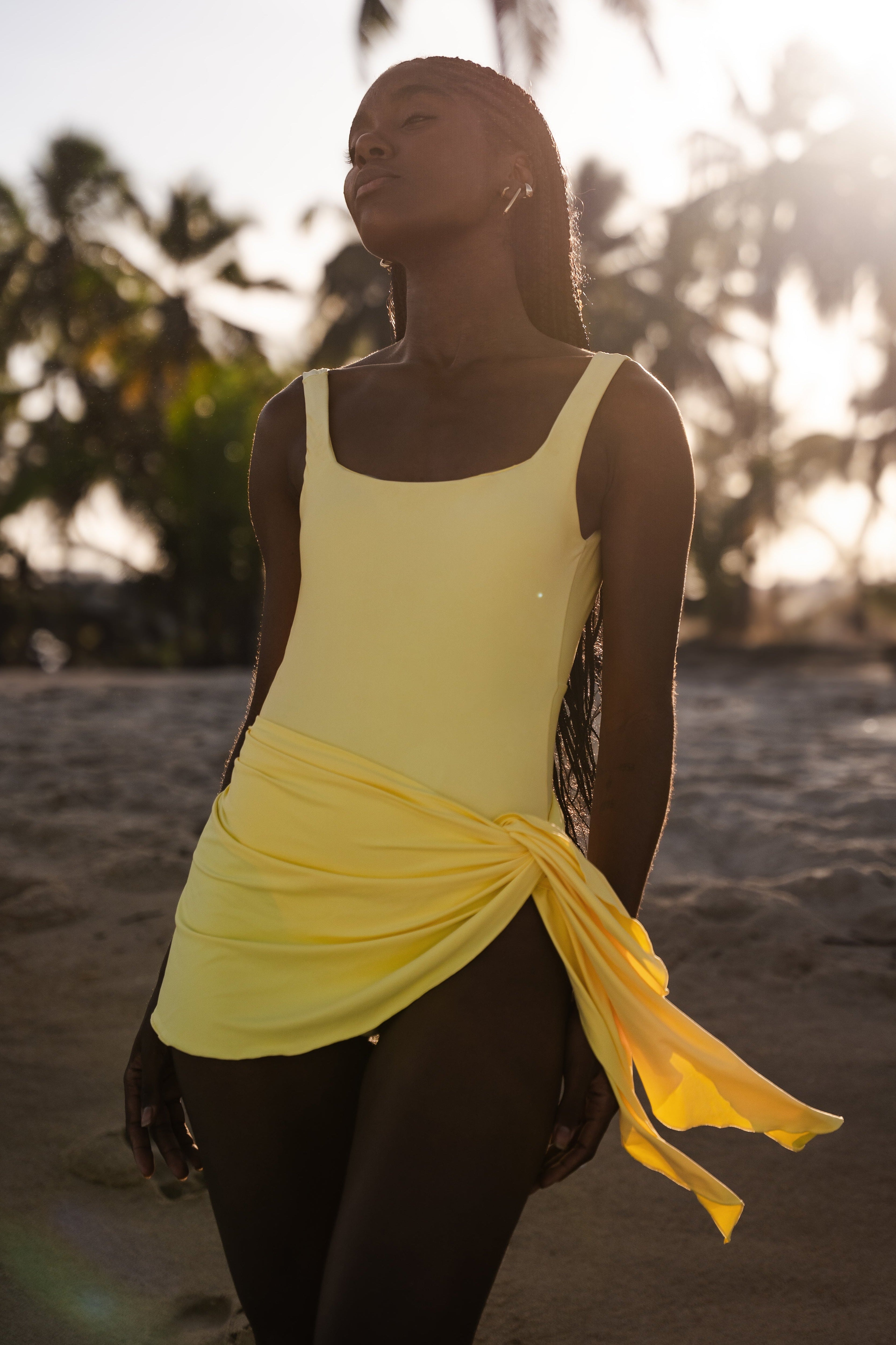 SAIA PAREÔ AMARELO MANTEIGA