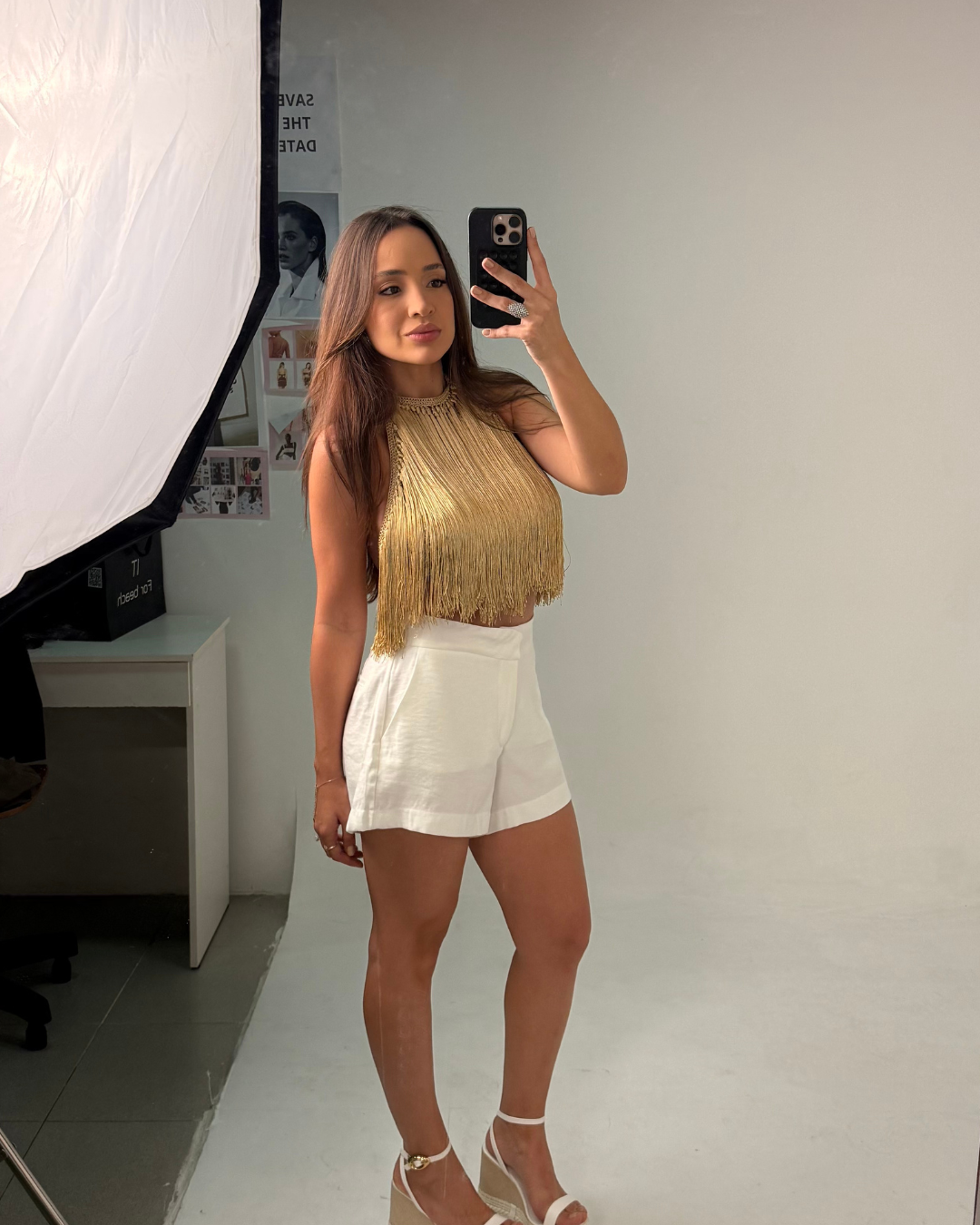 CONJUNTO FRANJAS DOURADO