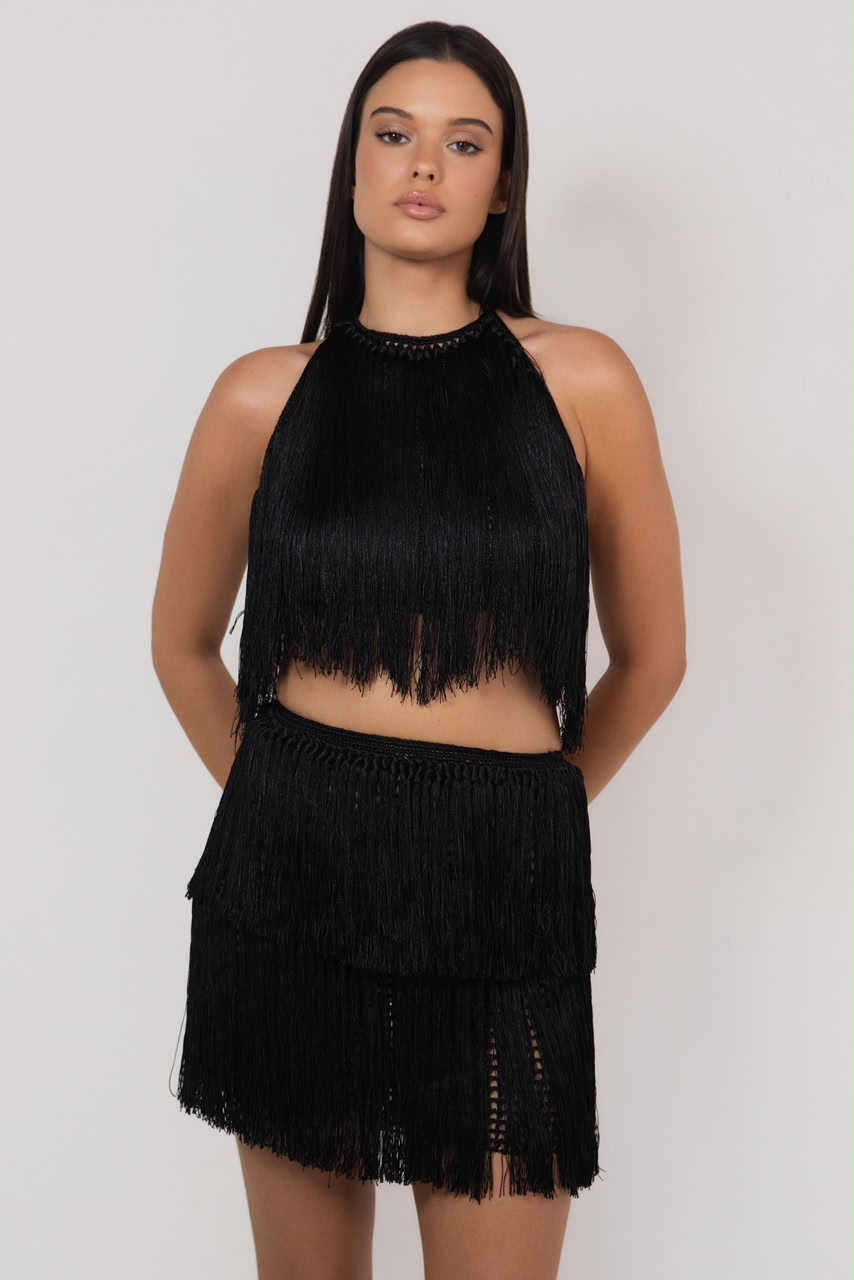 CONJUNTO DE FRANJAS PRETO