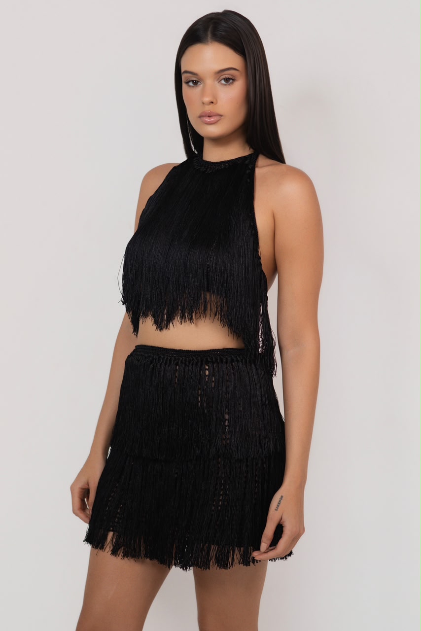 CONJUNTO DE FRANJAS PRETO