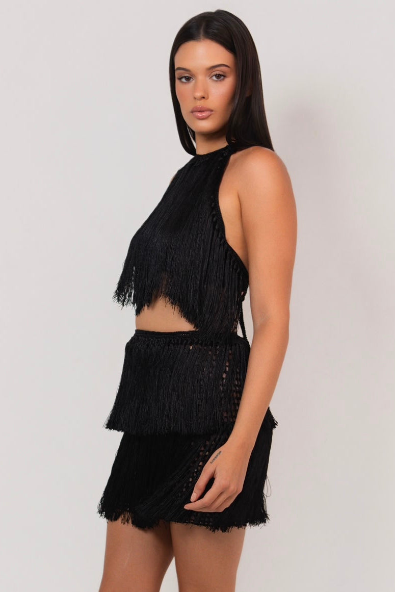 CONJUNTO DE FRANJAS PRETO