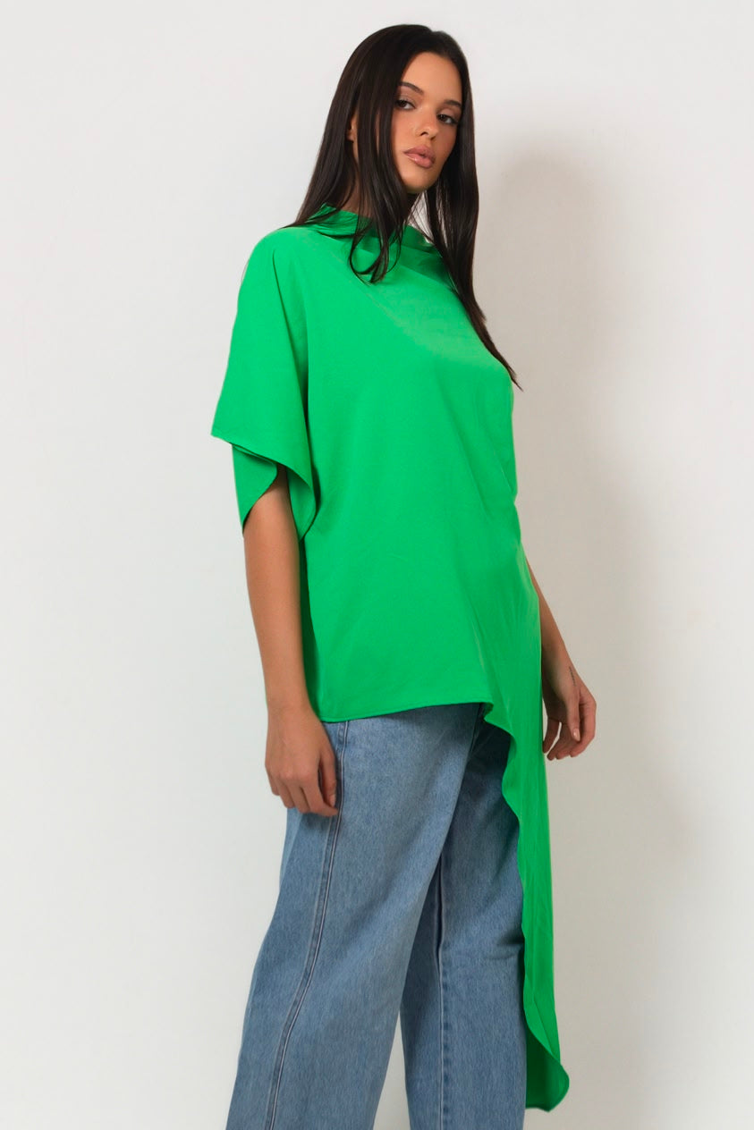KAFTAN ASSIMÉTRICA VERDE