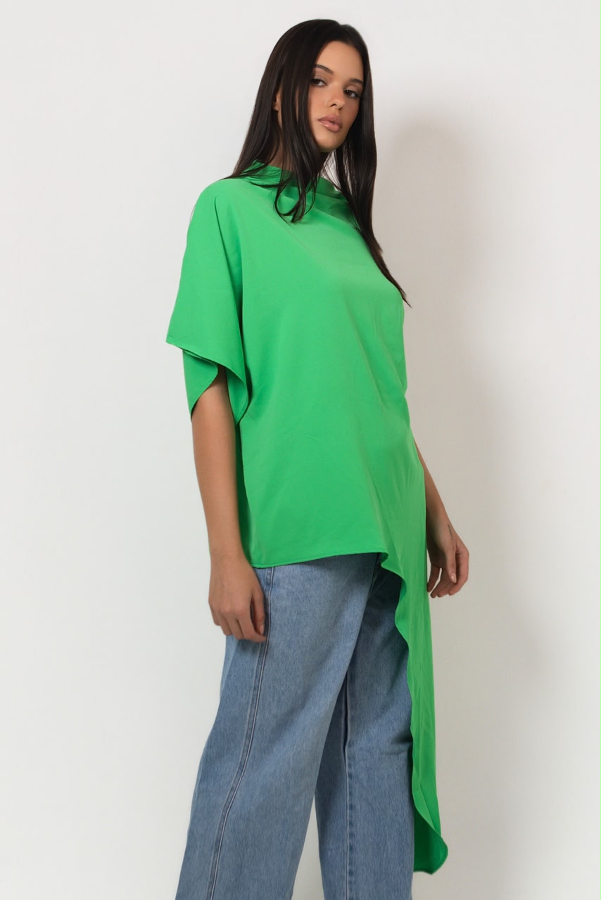KAFTAN ASSIMÉTRICA VERDE