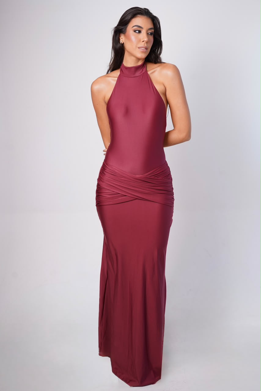 SAIA DRAPE MERLOT