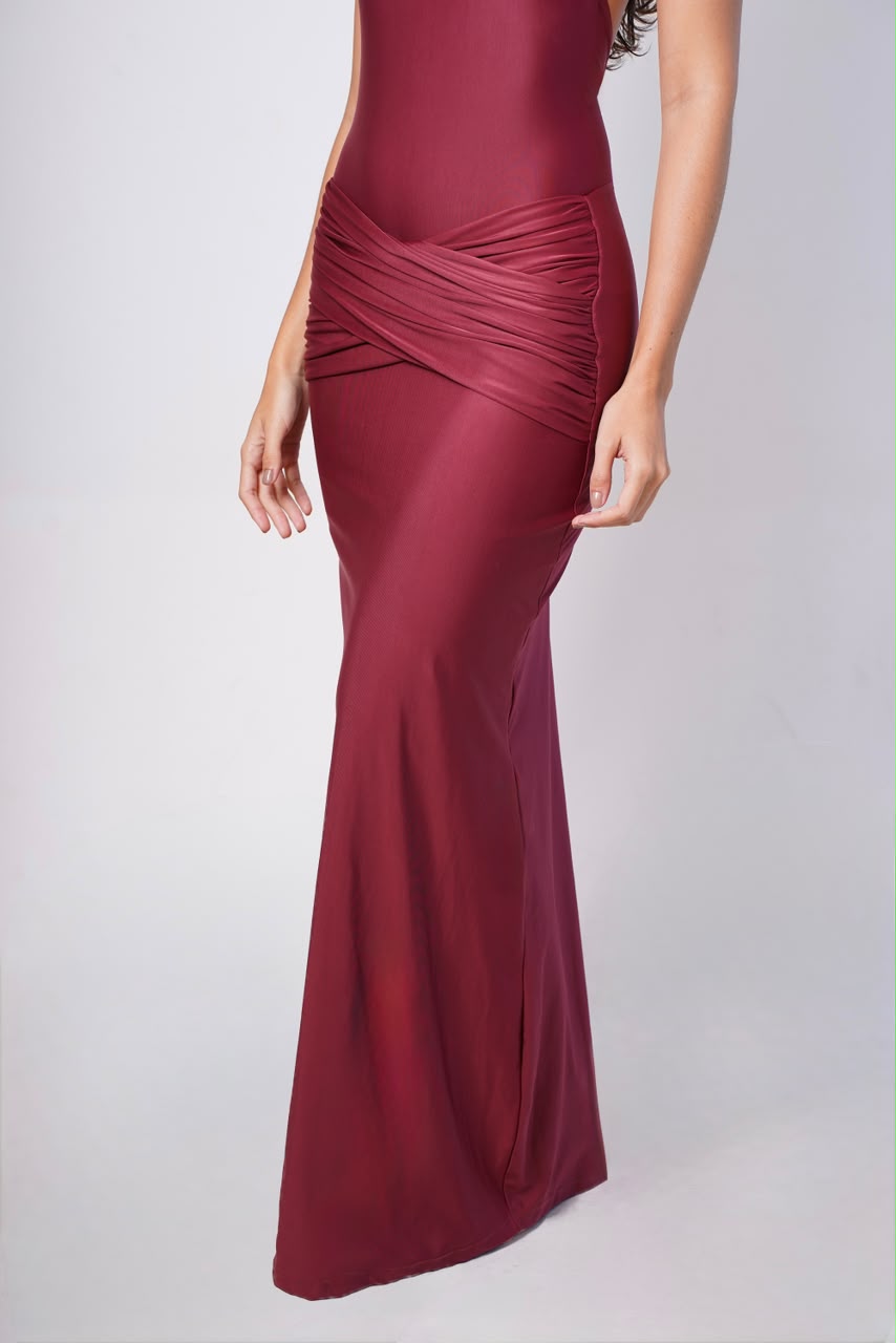 SAIA DRAPE MERLOT