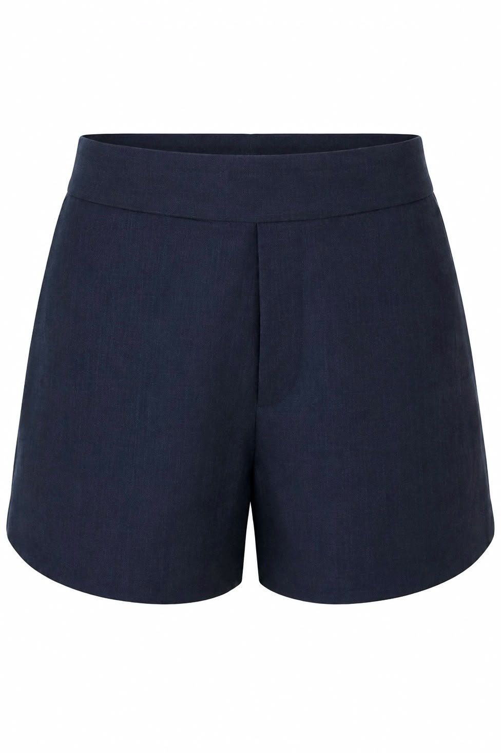SHORT PURO LINHO AZUL MARINHO