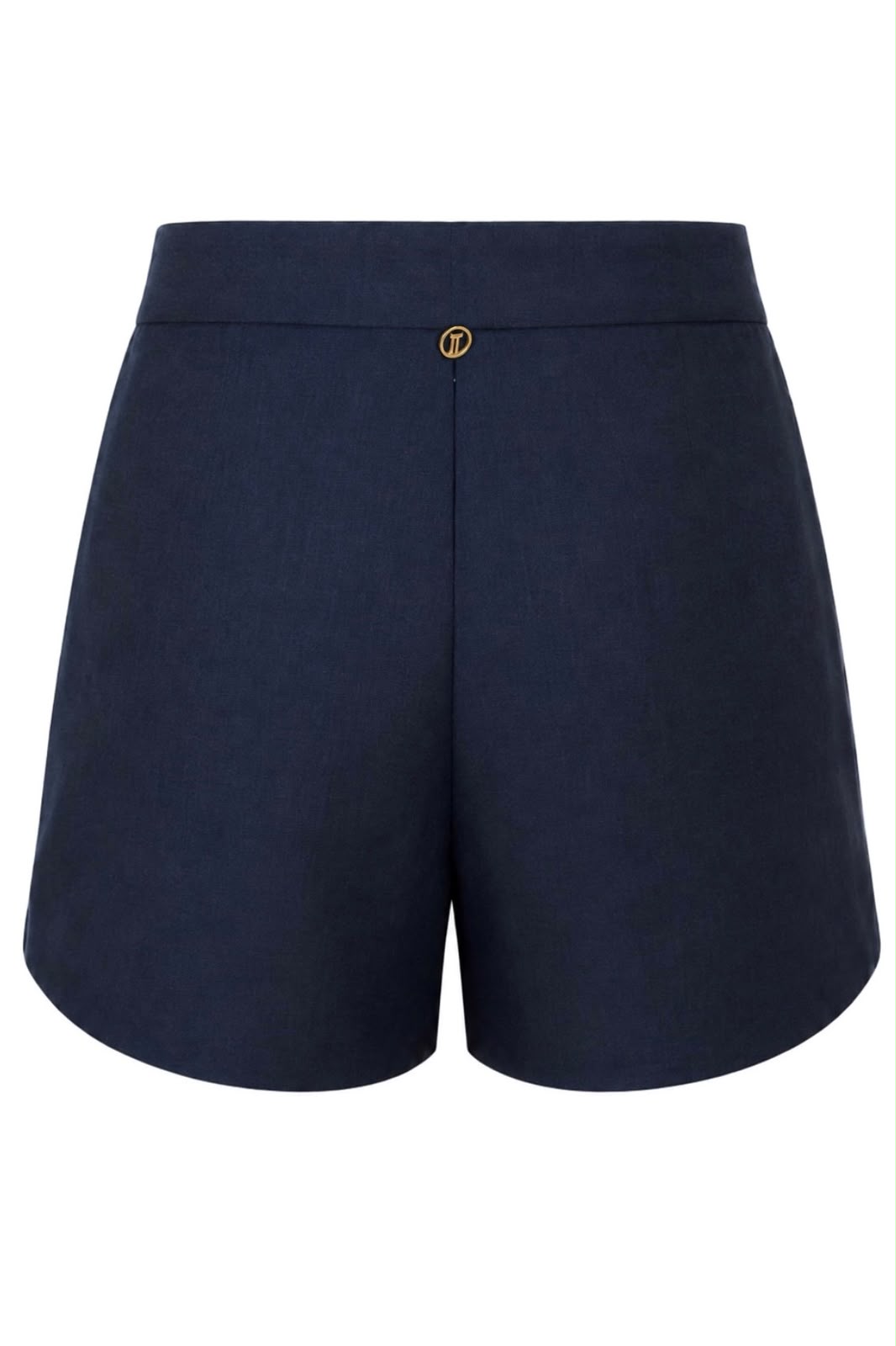 SHORT PURO LINHO AZUL MARINHO