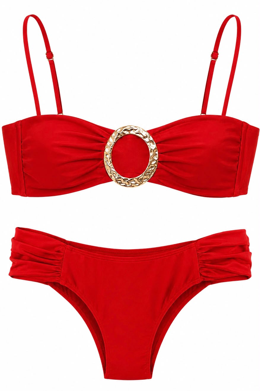 TOP STELLA RED + CALCINHA BORBOLETA STELLA RED