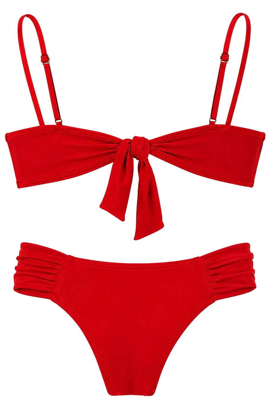 TOP STELLA RED + CALCINHA BORBOLETA STELLA RED