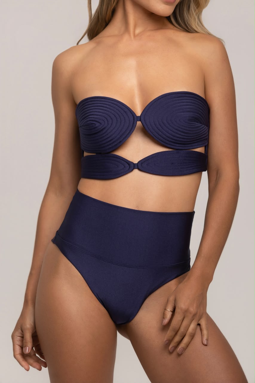 TOP POLI ENSEADA + HOT PANT ENSEADA