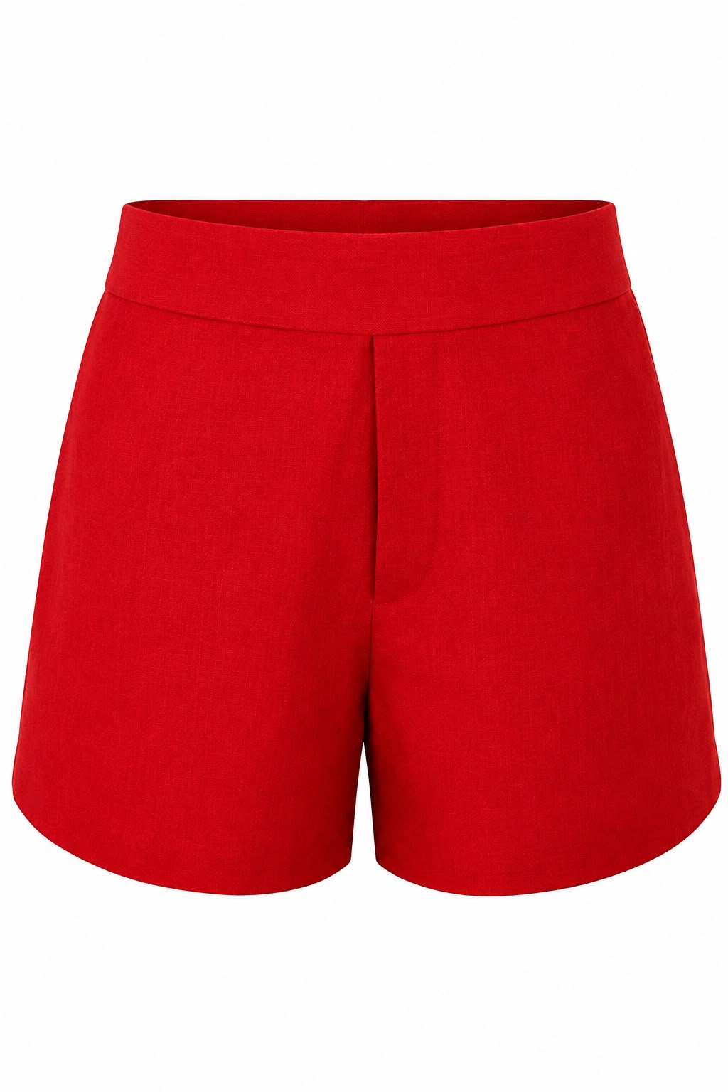 SHORT PURO LINHO VERMELHO