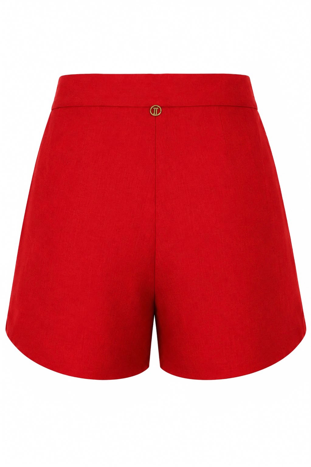 SHORT PURO LINHO VERMELHO