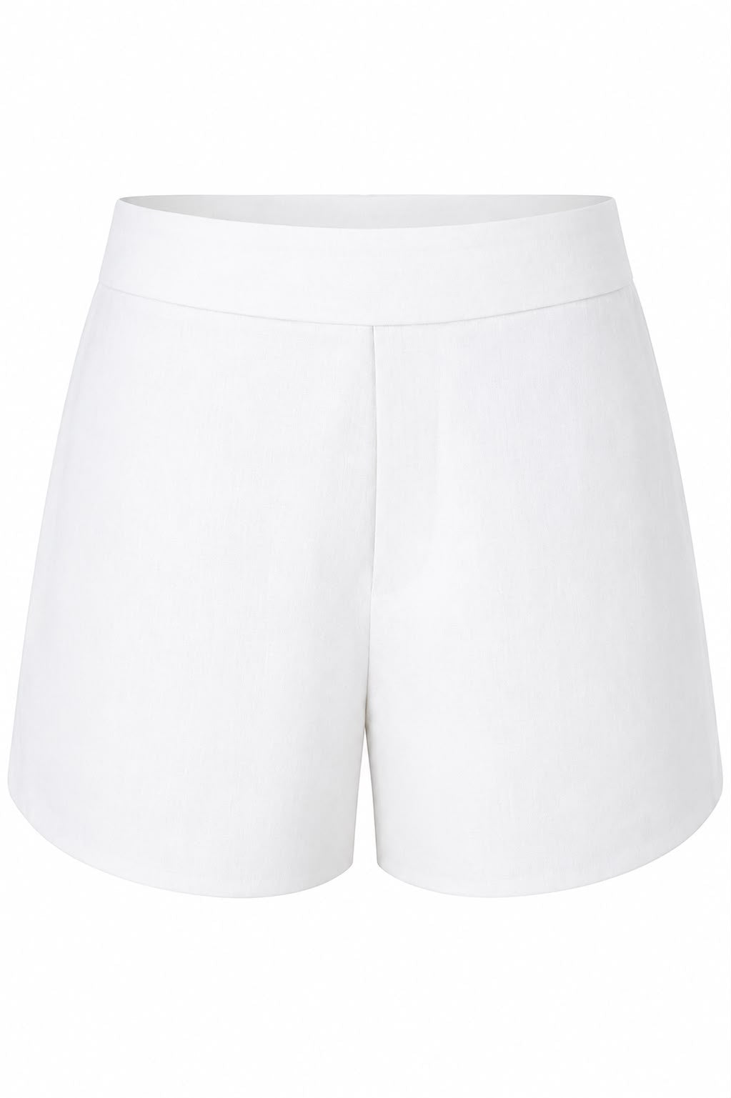 SHORT PURO LINHO BRANCO