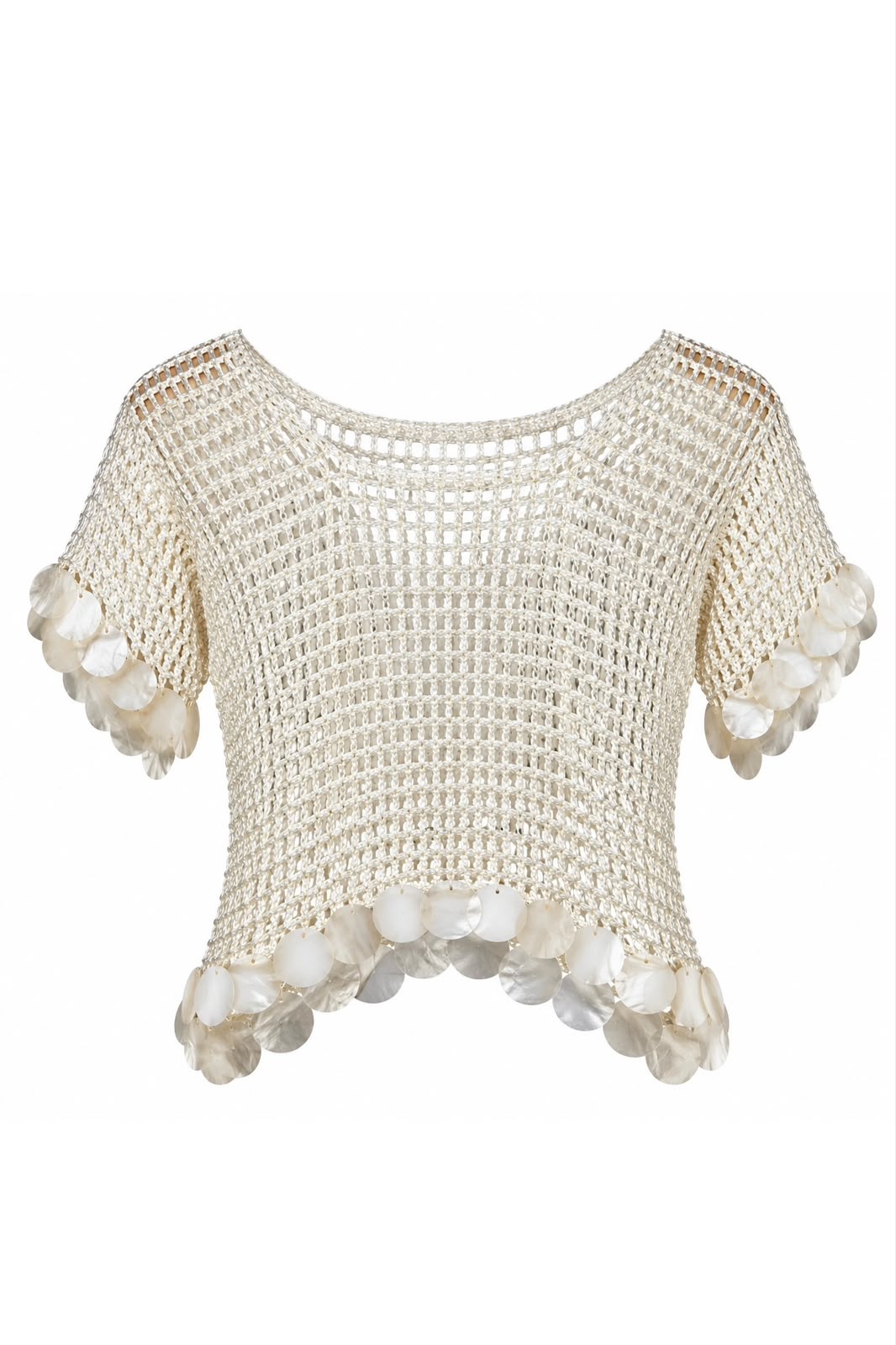 BLUSA CROCHET MADRE PÉROLA
