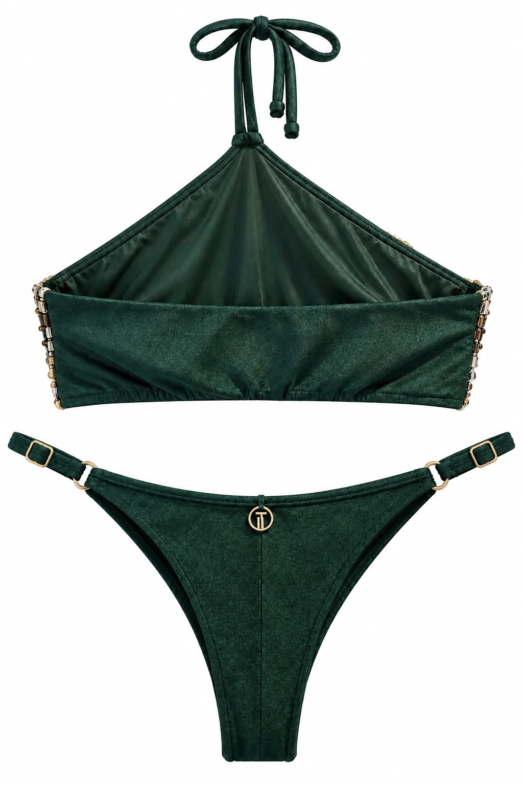 TOP ESMERALDA BORDADO + CALCINHA ESMERALDA